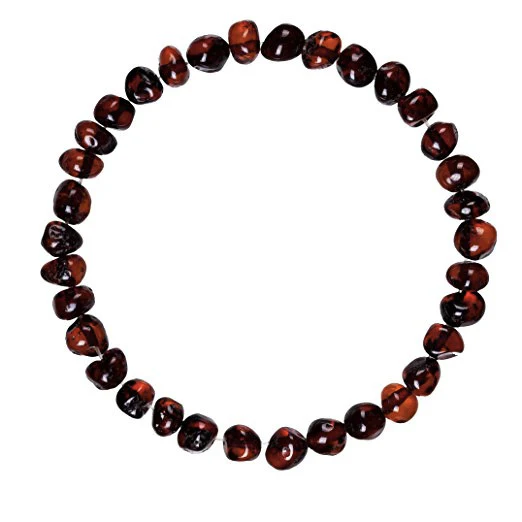 Baltic Amber Bracelet - Polished Cherry - Adult - Image 3